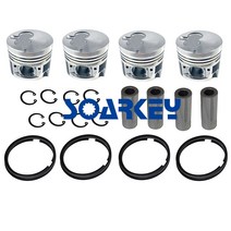 Isuzu 4LE1 엔진에 맞는 4 세트 STD 피스톤 링, 한개옵션0