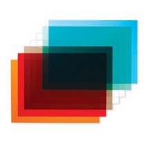 다담아트 PVC 필름지 B4(6색) 두꺼운 셀로판지 PVC칼라필름, PVC필름지 B4(투명빨강색6장)