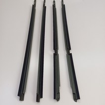 자동차 유리 몰딩 실란트 야리스 해치백용 외부 창문 라미네이트 프로텍터 1 세대 4 개, 1.4 pcs set