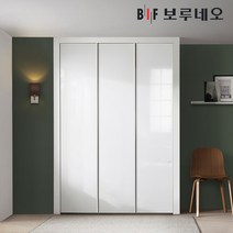 보루네오 10cm 샤인 여닫이 작은방 붙박이장 5자 6자 7자, 그레이 다크그레이 10cm