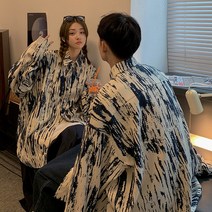 티 남 힙합 편한 타이다이 셔츠 나염 남방 건달 얼룩