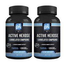 프로디지 라이프 AHCC 표고버섯균사체 750mg 120캡슐 2팩, 1개