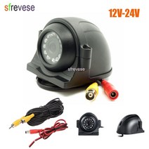 화물차블랙박스 고화질 블랙박스 8채널 6채널 12 led 측면 자동차 후면보기 ccd 트럭 버스 모니터 + 5m 케이블 12v-24v 용 백업 카메라 반전, 없음