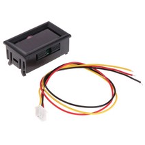 2 in 1 LED 타코미터 게이지 디지털 RPM 볼트 미터 자동 모터 회전, 검은색, 다른