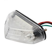 자전거후미등 라이트 전조등 유니버설 모터사이클 바 스트립 DC 12V 12LED 브레이크 스톱 테일 DRL 표시기오토바이 ATV 더트 바이크용, 02