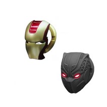 굿카굿즈 자동차 튜닝 시동버튼 아이언맨 스타트버튼 커버, 4. 골드레드+블랙팬서