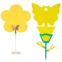 화분파리 살충 끈끈이 날파리제거 초파리트랩 날파리트랩 뿌리파리 제거제 파리끈끈이, 사각트랩 대10매