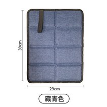 옥스퍼드 천 접이식 방석 방습 매트 야외 용품 캠핑 가정용 휴대용 공원 잔디 매트 쿨링 매트, 곤색