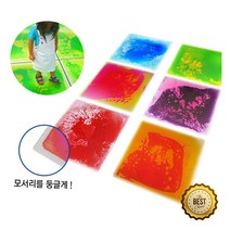 촉감 신체놀이 액체 발판 건너기 컬러보드 6p 균형잡기 실내체육 디딤대
