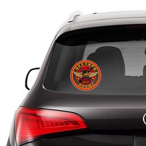 해병대스티커 로고 데칼 무적해병 해병대수색대 마크 그린베레, 4번타입, 일반원단