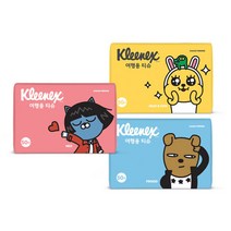 크리넥스 여행용 티슈 카카오 프렌즈 50매 10개 (랜덤발송), 1개, 50매입