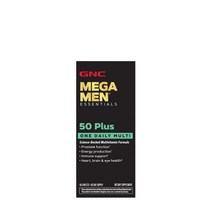 GNC 메가맨 50 플러스 원 데일리 60정 MEGA MEN 50+ One Daily 60 Caplets, 3병