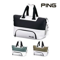 AK골프 핑 2023 T20 보스턴백, 화이트블랙