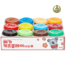 라이브잇 캐스비 아트스쿨 메가 키즈 클레이 200g x 12종 세트 2270, 혼합색상, 13세트