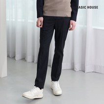 BASIC HOUSE TR스판투톤슬림핏슬랙스 HUPT6102
