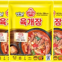 오뚜기 옛날 육개장 500G 간단한 저녁 메뉴 자취요리 아침국 자취생 반찬, 3개