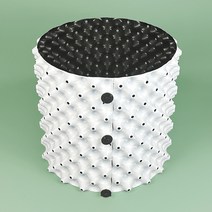 대형 플라스틱 화분 블루베리 화분 베란다 슬릿화분, 화이트
