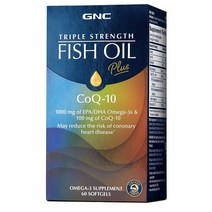 GNC 피쉬오일 오메가3 코큐텐 코엔자임 60캡슐 해외