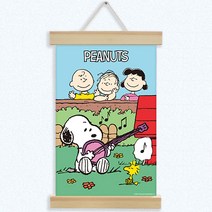 DIY 페인팅 행잉 피너츠 스누피 노래자랑 20X30