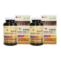 종근당건강 슈퍼비젼 멀티비타민 미네랄 로얄 180정 종합비타민 츄어블 12개월분