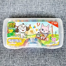 티티파스 애니멀캠프 12색-크레용 크레파스 미술용품, 단품