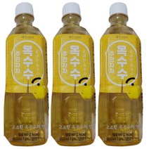 주전자차 옥수수 500ml 8개 페트병 태양의 원차 정유미 광고 옥수수차