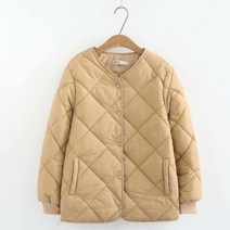 아이엠몽 여성용 깔깔이 캐주얼 숏 경량 트로스 패딩 BO278SE