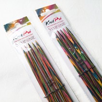 니트프로 심포니 우드 장갑 바늘 (5개 1set) / 15 20cm / 뜨개질 막대바늘, 4mm