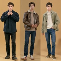 뱅뱅 뱅뱅 남성 더블 기모 데님팬츠 3종