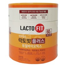 락토핏 생유산균 플러스 듀얼바이오틱스 프로바이오틱스 200포 + 빈즈물티슈10매