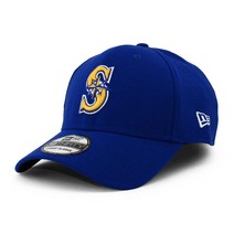 (뉴에라) NEW ERA 시애틀 매리너스 39THIRTY [MLB TEAM CLASSIC FLEX FIT CAP] NEW ERA SEATTLE MARINERS 3930 모자 스트레치 피트(LXL(약 60.6-63.5 cm) 블루) []