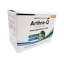 MediPlus 메디플러스 아스로큐 초록입홍합 12500 글루코사민 오메가3 180정 Arthro Q, 1개, 기본