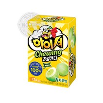 오리온 아이셔 청사과맛 42g 사탕 군것질 간식