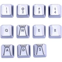 Romer-G 스위치 로지텍 G310 G413 G613 G810 K840 G910 기계식 키보드 퍼포먼스 게임 키캡 키(11 키) (레드)