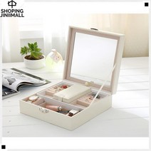 간이금고기능 넉넉수납공간 고급스러운디자인 열쇠포함 귀금속정리함 악세사리정리함, 블랙
