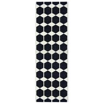 브리타스웨덴 안나 PVC 러그 블랙 70x200 cm