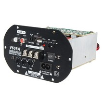 PUZU LVPIN DSP 카오디오 바이크 오토바이앰프 해양보트 V608A 80W 고출력 저음 자동차 하이파이 서브 우퍼 앰프 보드 모듈 TF USB 110V-220V