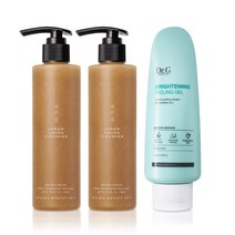 원더바스 레몬청 클렌저 200ml 2개+닥터지 브라이트닝 필링 젤 120g_B, 상품+증정품
