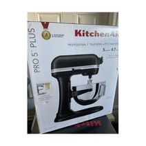 키친에이드 KSM150PSBM Artisan Tilt 헤드 5-Qt. 스탠드 믹서 - 블랙 Matte