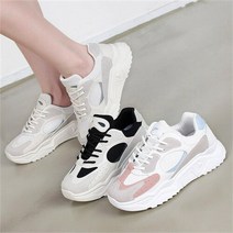베리슈 여성 4cm 매쉬 키높이운동화 어글리슈즈