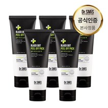 닥터스미스 피지 노폐물 각질제거 블랙헤드 아웃 필오프팩 100ml, 5개