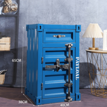 인더스트리얼가구 컨테이너캐비닛 레트로빈티지스타일 테이블, AN