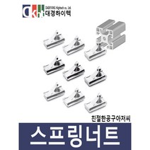 알루미늄프로파일 스프링너트 프로파일부품 니켈 20 30 40용, 20용, M3