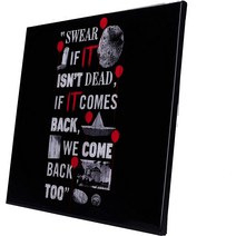 네메시스 나우 IT Chapter 2 If It Come Back 페니와이즈 클라운 크리스탈 클리어 아트 블랙 멀티 32cm, 한개옵션0