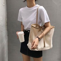 여름비치백에코 연예인에코백 캔버스숄더 가방