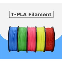 3D 프린터 필라멘트 고강도 PLA 플라스틱 프루사 I4 스풀 T-PLA 필라멘트 1.75mm 1kg, 4.1kg blue