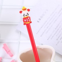 펜 마우스 펜마우스 손목보호 전자펜 귀여운 젤 크리에이티브 만화 중립 학습 문구 학교 사무용품 서명 20 개, [01] Black, [01] 20 pcs