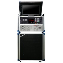 TJ미디어 이동식 노래방 고급형 노래방기계세트 노래방기계 유압식, TKR-355HK_무선마이크 세트