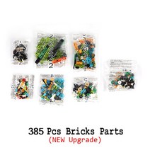 새로운 385Pcs 벽돌 부품 WeDo 3.0 로보틱스 구성 빌딩 블록 적합 줄기 2.0 코어 세트 기술 교육 DIY 완구, 07 CP00058-SetG-N