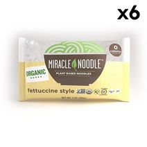 시라타키 곤약 파스타 페투치니 200g x 6팩 Miracle Noodle (글루텐프리)